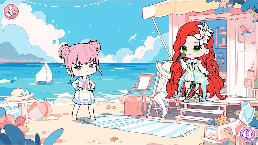 YOYO Doll School life Dress up (ЙОЙО Лайф ворлд) [МОД Бесконечные деньги] Screenshot 5