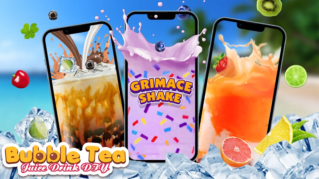 Boba Grimaces Shake Bubble Tea (Бабл) [МОД Меню] Screenshot 1
