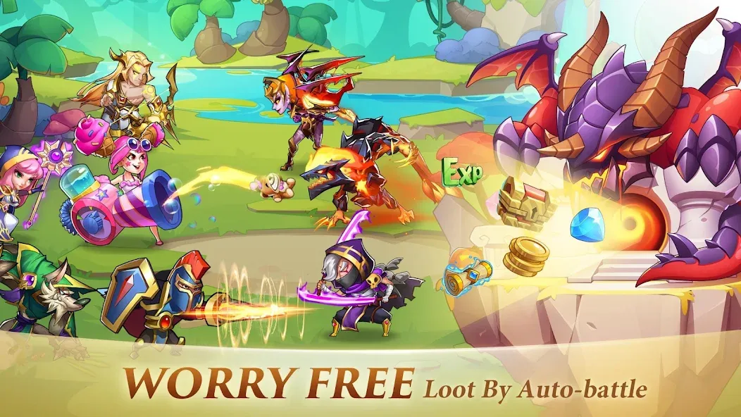 Idle Heroes (Айдел Хироес) [МОД Меню] Screenshot 3