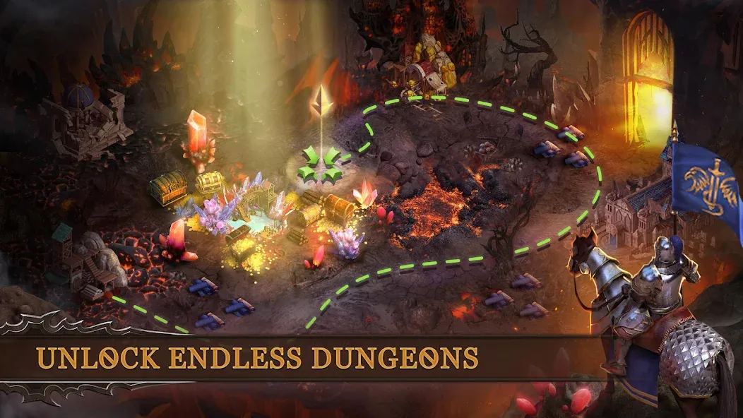 Dungeon & Heroes: 3D RPG [МОД Mega Pack] Screenshot 4