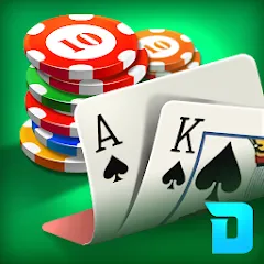 Скачать взлом DH Texas Poker - Texas Hold'em (ДХ Техас Покер)  [МОД Unlimited Money]