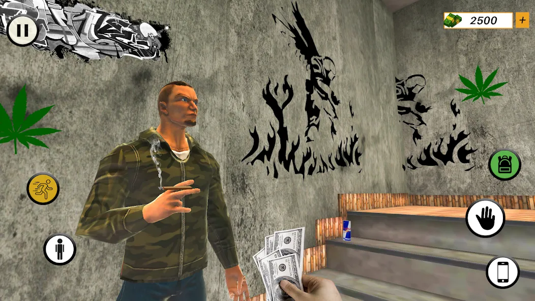 Drug Mafia 3d Weed Mafia Games [МОД Много монет] Screenshot 2