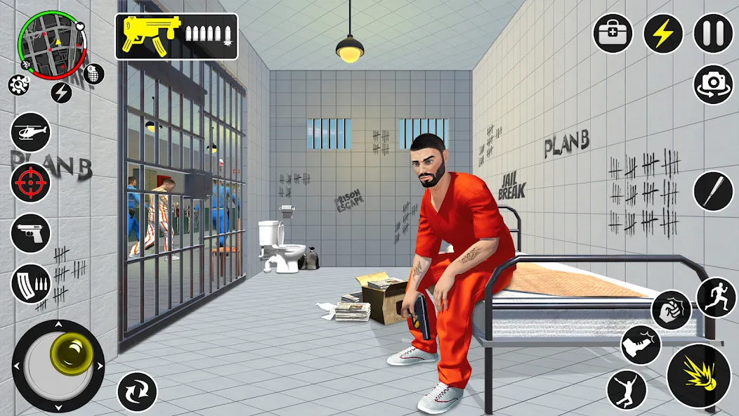Grand Jailbreak Prison Escape (Гранд Побег из тюрьмы) [МОД Unlimited Money] Screenshot 3