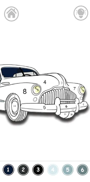 Cars Color By Number (Цветные машины по номерам) [МОД Много денег] Screenshot 3