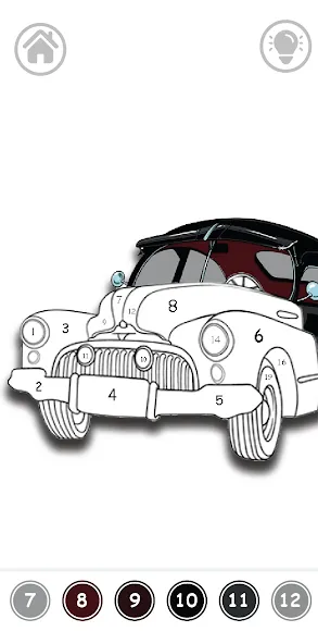 Cars Color By Number (Цветные машины по номерам) [МОД Много денег] Screenshot 5