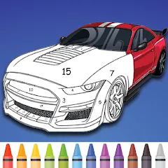Взлом Cars Color By Number (Цветные машины по номерам)  [МОД Много денег]