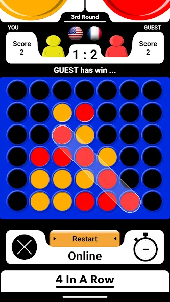 4 In A Row Board Game [МОД Все открыто] Screenshot 1