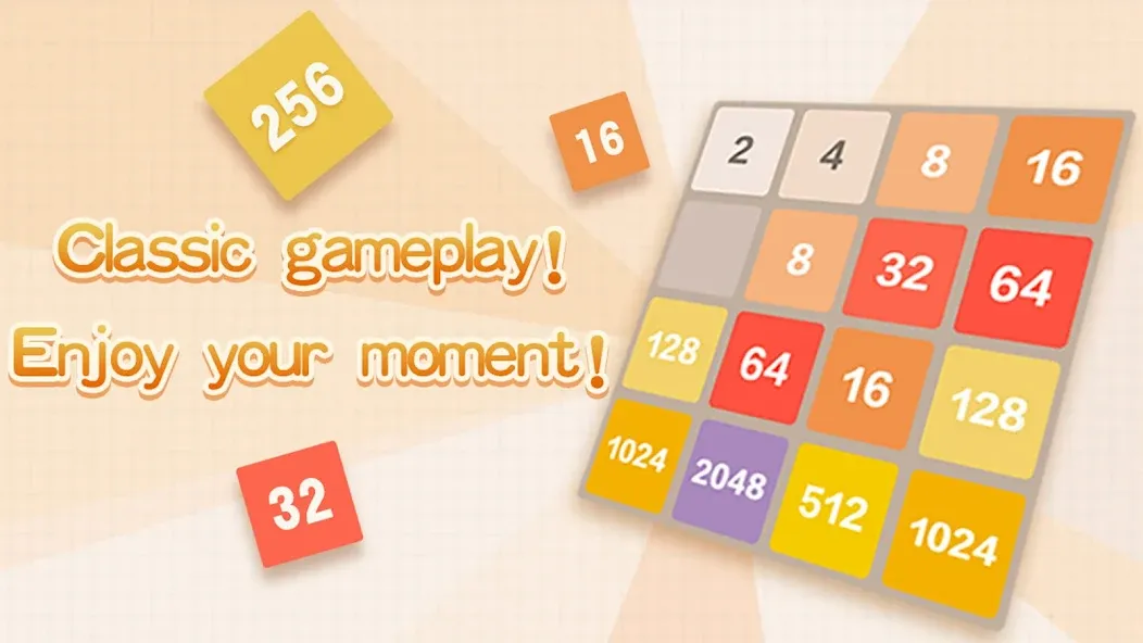 Number Charm: Slide Puzzle (Две тысячи сорок восемь) [МОД Много денег] Screenshot 1