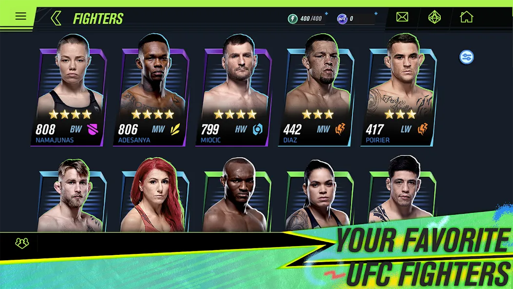 EA SPORTS™ UFC® Mobile 2 (ИА СПОРТС УФЦ 2) [МОД Бесконечные монеты] Screenshot 2