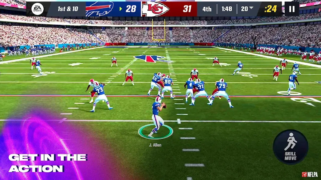 Madden NFL 24 Mobile Football (Мэдден НФЛ 23 Мобильный Футбол) [МОД Mega Pack] Screenshot 1