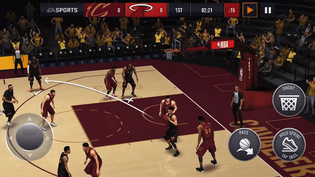 NBA Live Asia (НБА Лайв) [МОД Unlimited Money] Screenshot 1