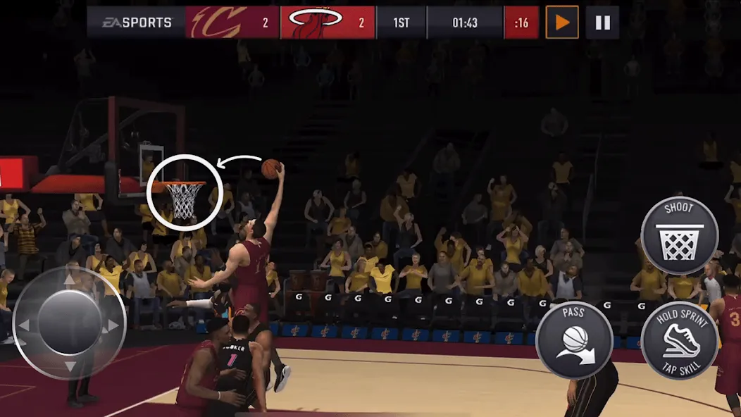 NBA Live Asia (НБА Лайв) [МОД Unlimited Money] Screenshot 4