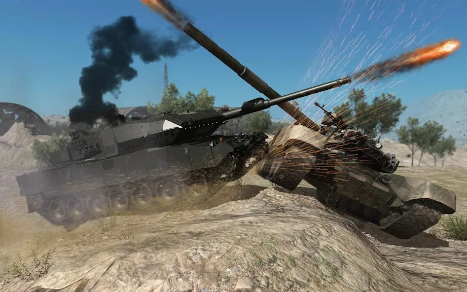 Real Tank Battle : War Machine (Реальное танковое сражение) [МОД Много денег] Screenshot 1