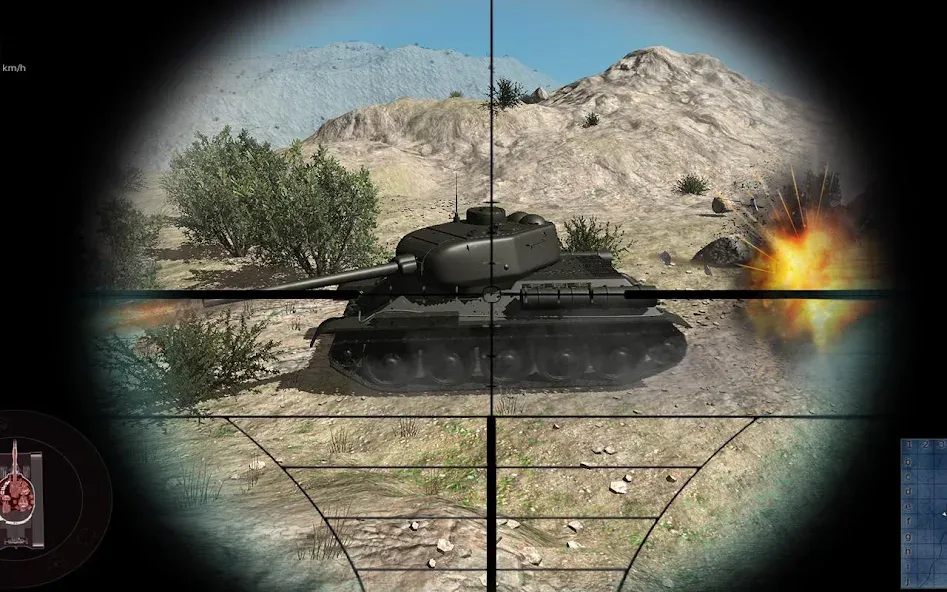 Real Tank Battle : War Machine (Реальное танковое сражение) [МОД Много денег] Screenshot 2