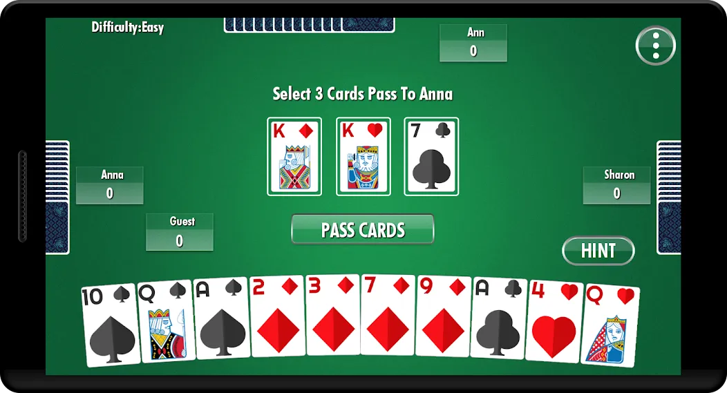 Hearts - Card Game (Хартс) [МОД Меню] Screenshot 1