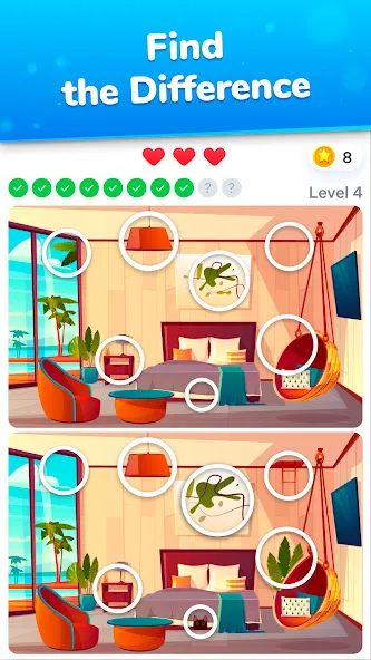 Differences - find & spot them [МОД Меню] Screenshot 1