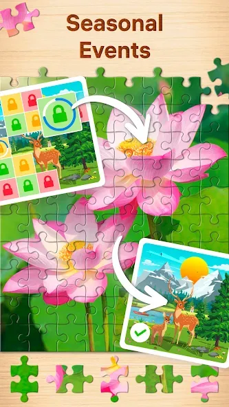 Jigsaw Puzzles - Puzzle Games [МОД Unlimited Money] Screenshot 4