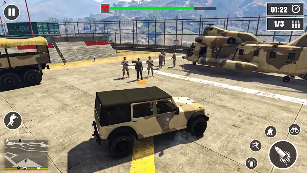 Truck Simulator Games 3D (Трак Симулятор Армейские Игры 3D) [МОД Бесконечные монеты] Screenshot 1