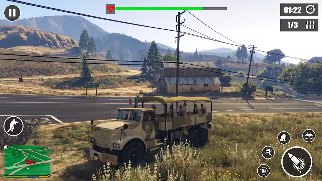 Truck Simulator Games 3D (Трак Симулятор Армейские Игры 3D) [МОД Бесконечные монеты] Screenshot 5