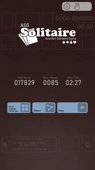 Solitaire - ASG (Солитр) [МОД Бесконечные монеты] Screenshot 1