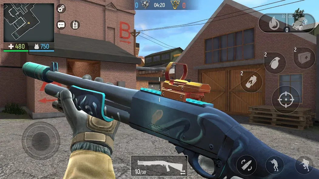 Modern Ops: Gun Shooting Games (Модерн Опс) [МОД Много денег] Screenshot 5