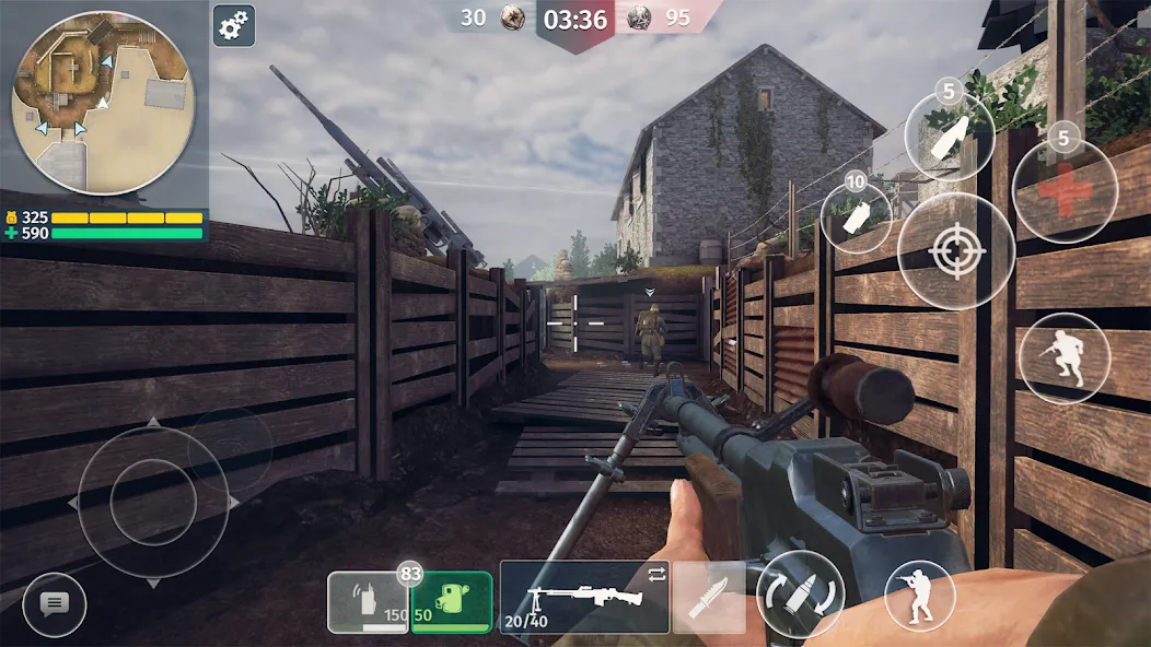 World War 2: Shooting Games (Вторая мировая война) [МОД Unlocked] Screenshot 5