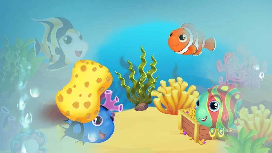 Baby Aquarium - Fish game [МОД Все открыто] Screenshot 2