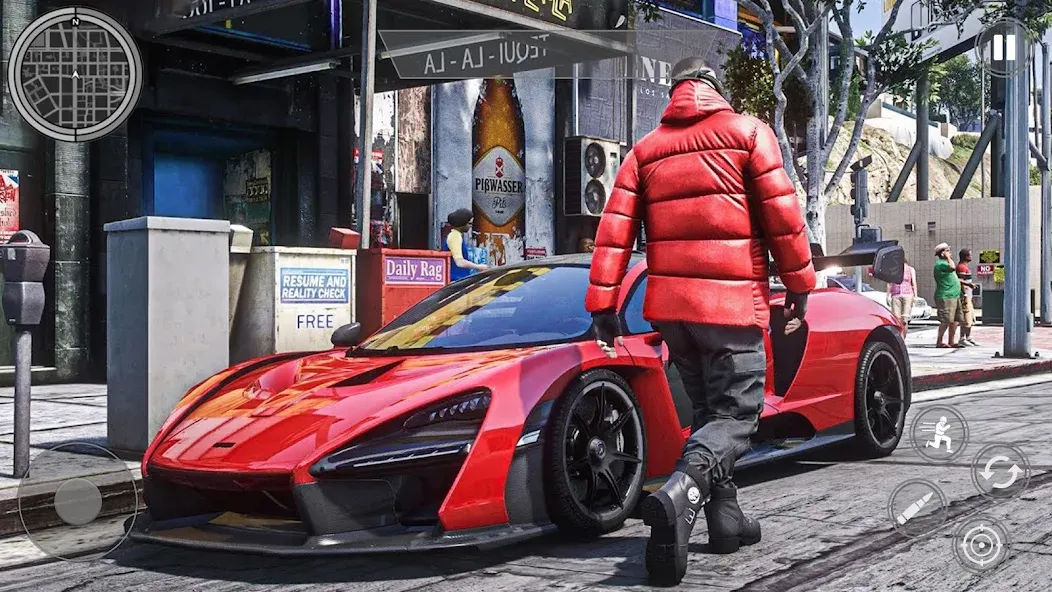 Grand Theft Shooting Games 3D (Мафия Сити Варс Бандитские Игры) [МОД Menu] Screenshot 1