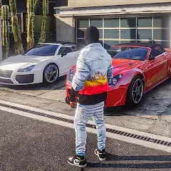 Скачать взломанную Grand Theft Shooting Games 3D (Мафия Сити Варс Бандитские Игры)  [МОД Menu]