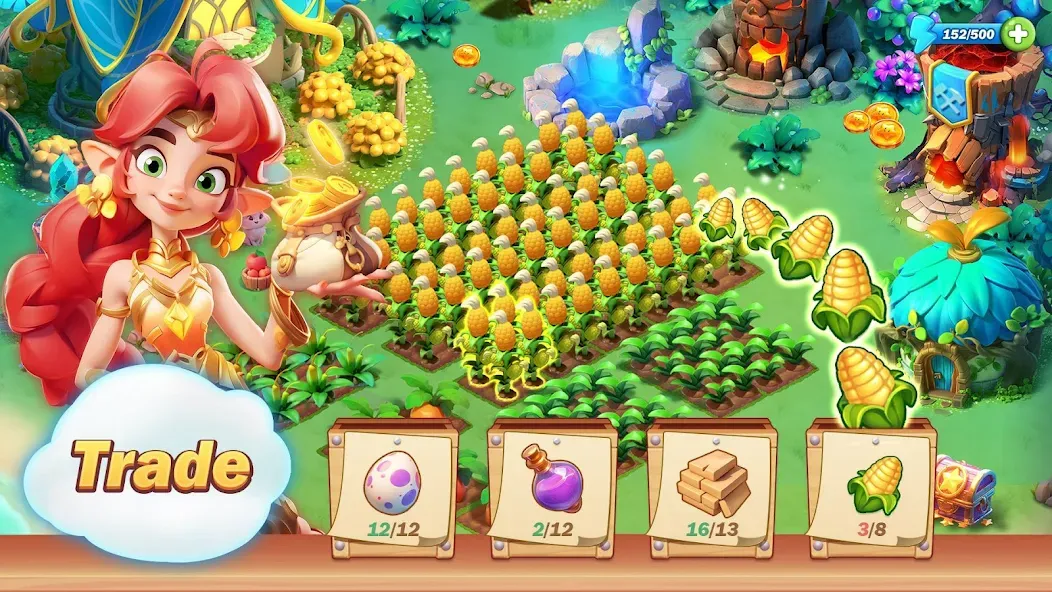 Pixie Island - Farming Game (Пикси Айленд) [МОД Menu] Screenshot 3