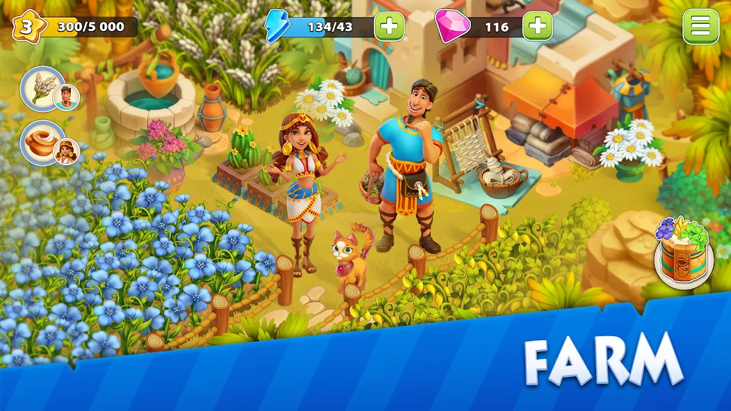 Nile Valley: Farm Adventure (Ниловская долина) [МОД Все открыто] Screenshot 2