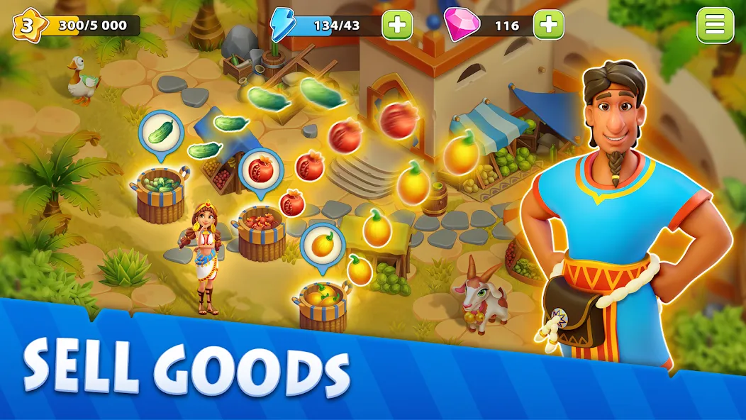 Nile Valley: Farm Adventure (Ниловская долина) [МОД Все открыто] Screenshot 3