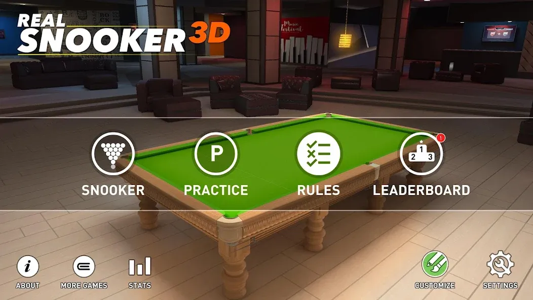 Real Snooker 3D (Реал Снукер 3D) [МОД Много монет] Screenshot 5