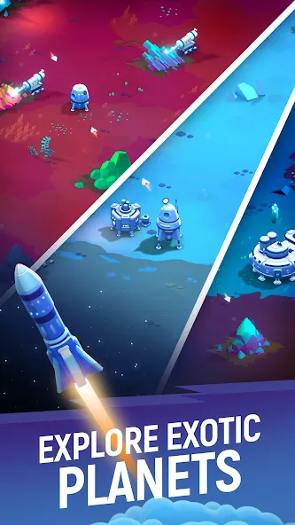 ExoMiner - Idle Miner Universe (ЭксоМайнер) [МОД Mega Pack] Screenshot 2