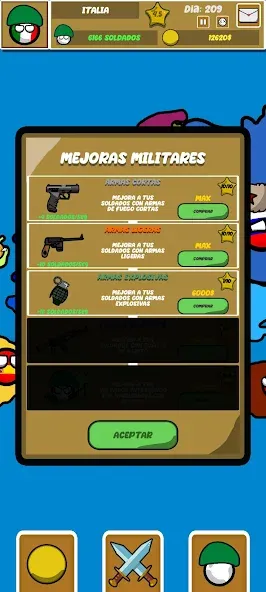 Countryballs Continental War (Кантриболз Континентальная война) [МОД Unlocked] Screenshot 4