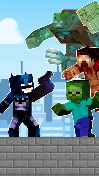 City Hero: Crime Shoot Puzzle (Хиро Крафт Пазлы) [МОД Все открыто] Screenshot 2