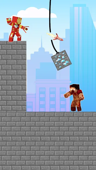 City Hero: Crime Shoot Puzzle (Хиро Крафт Пазлы) [МОД Все открыто] Screenshot 3