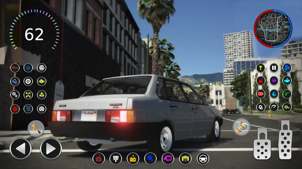 21099 Lada: Russian Racer Max [МОД Menu] Screenshot 4