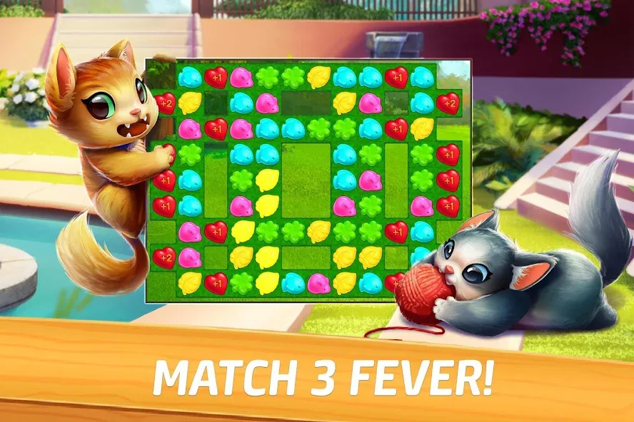 Meow Match (Мяу Матч) [МОД Unlimited Money] Screenshot 4