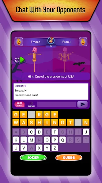 Online Hangman Word Game (Онлайн игра в слова Висельник) [МОД Unlocked] Screenshot 1