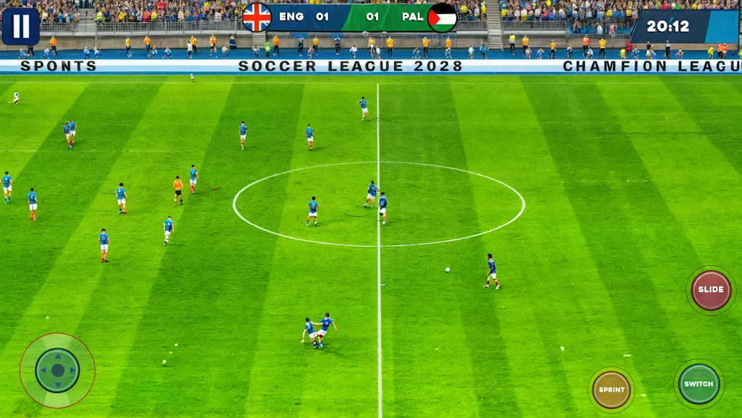 Soccer Games Football League (Соккер Геймс Футбол 2023) [МОД Бесконечные монеты] Screenshot 1
