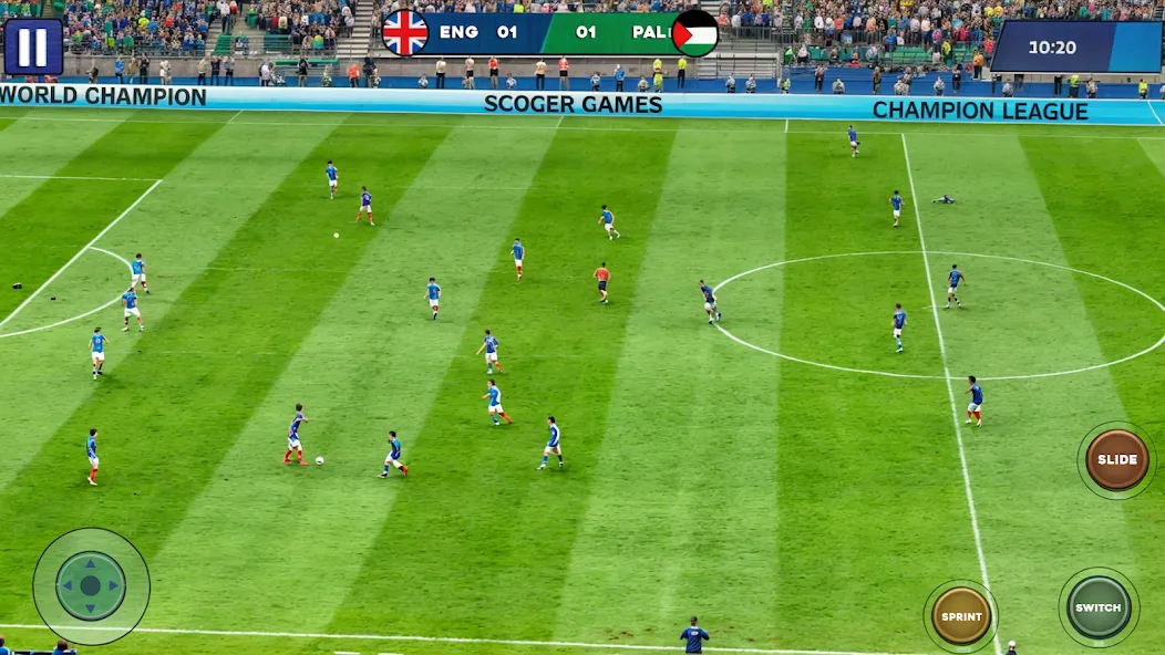 Soccer Games Football League (Соккер Геймс Футбол 2023) [МОД Бесконечные монеты] Screenshot 2