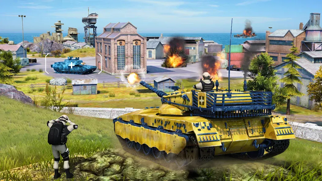 Tank Battle Army Games 2023 [МОД Все открыто] Screenshot 2