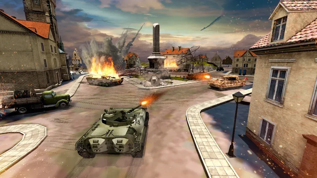 Tank Battle Army Games 2023 [МОД Все открыто] Screenshot 3
