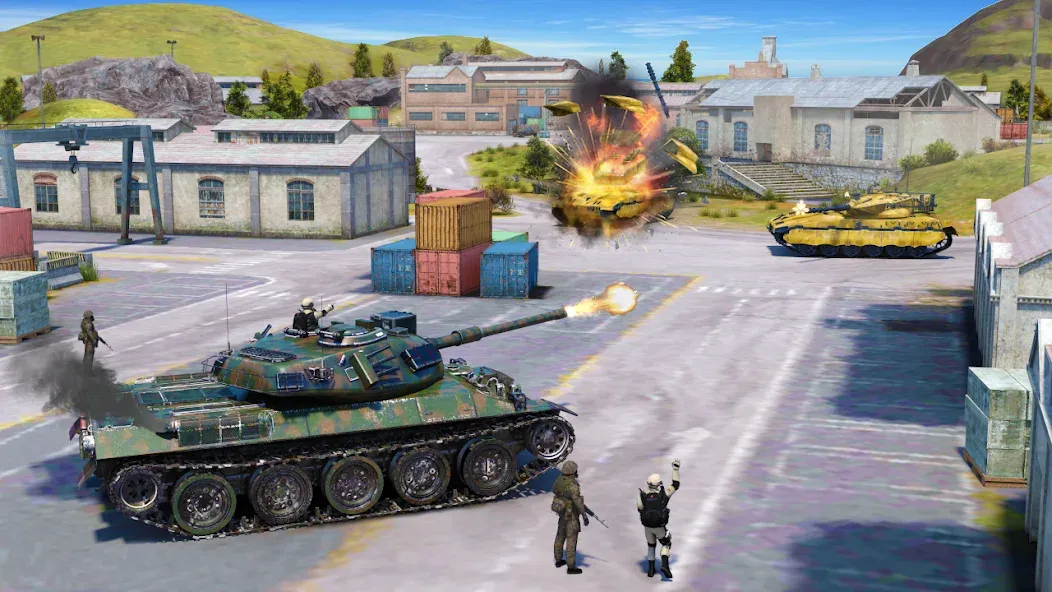 Tank Battle Army Games 2023 [МОД Все открыто] Screenshot 4