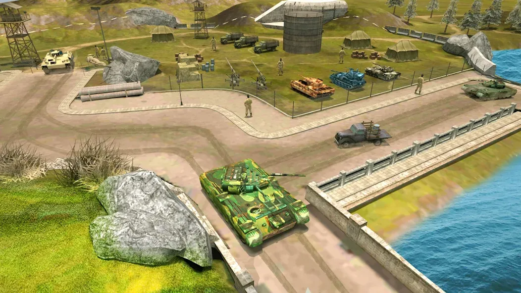 Tank Battle Army Games 2023 [МОД Все открыто] Screenshot 5