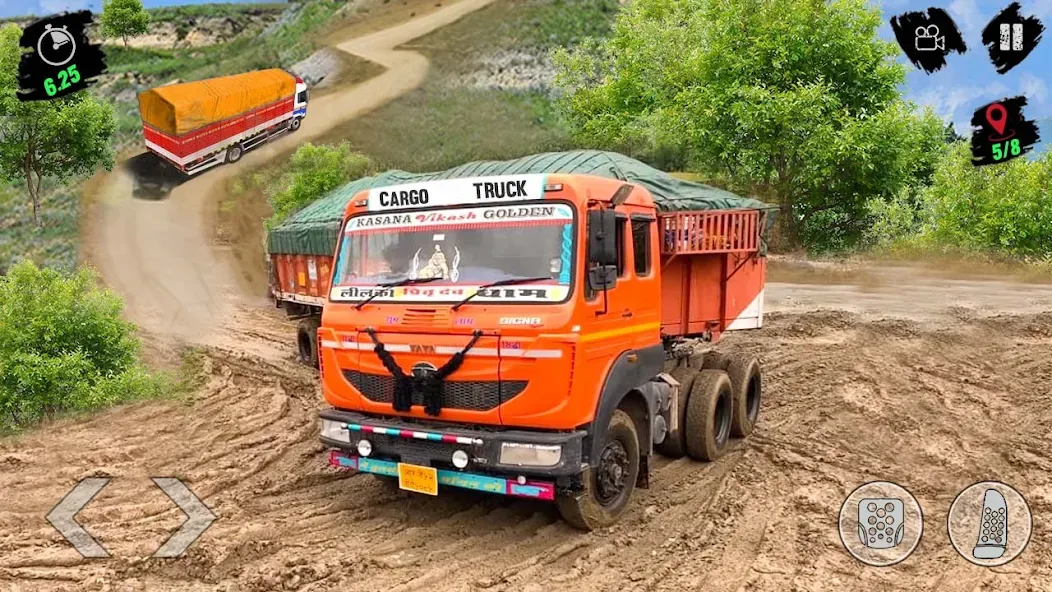 Cargo Truck Simulator Games 3D (Американский симулятор вождения грузовика) [МОД Unlimited Money] Screenshot 2