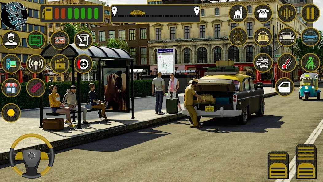 Indian Taxi Simulator car Game (Индийский такси симулятор автомобиля Игра) [МОД Все открыто] Screenshot 3