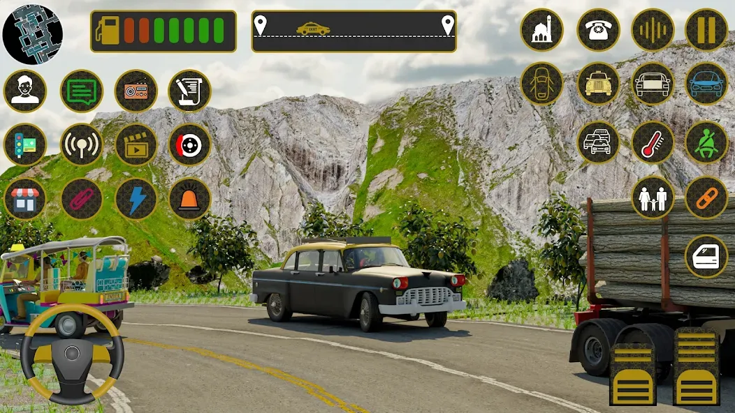 Indian Taxi Simulator car Game (Индийский такси симулятор автомобиля Игра) [МОД Все открыто] Screenshot 4