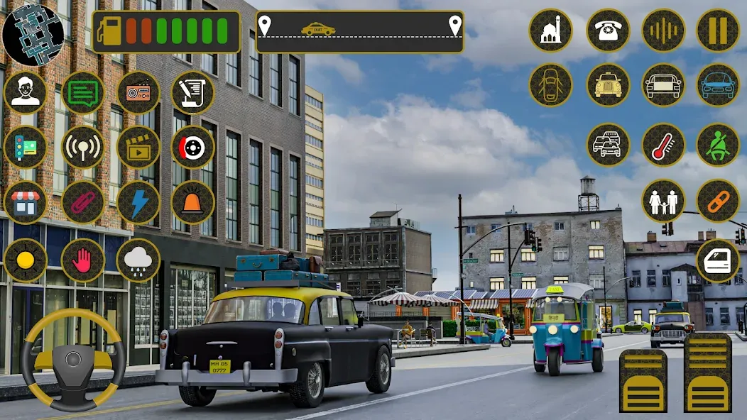 Indian Taxi Simulator car Game (Индийский такси симулятор автомобиля Игра) [МОД Все открыто] Screenshot 5